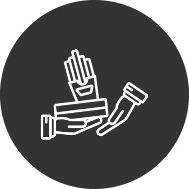 Modern simgenin vektör illüstrasyonu