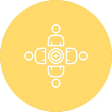 Modern bir simgenin vektör illüstrasyonu