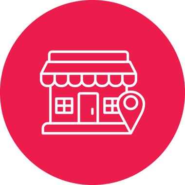 konum simgesi vektör illüstrasyon tasarımı