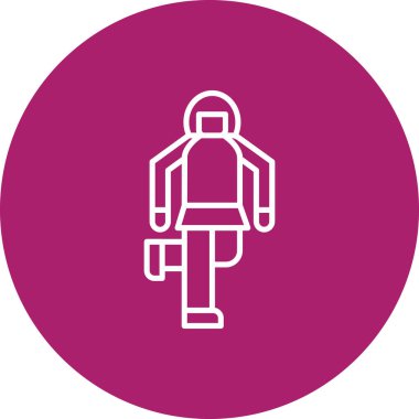 Modern insan simgesinin vektör illüstrasyonu