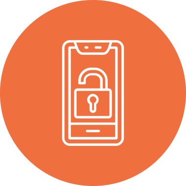 Vektör akıllı telefon simgesi illüstrasyonu