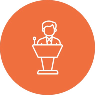 Tabak taşıyan bir kişinin vektör çizimi