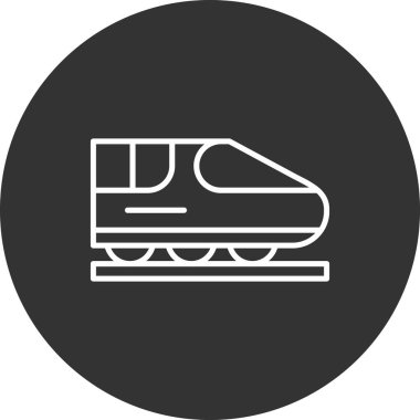 Projeniz için vektör tren simgesi