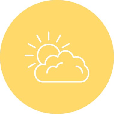 bulut simgesi vektör illüstrasyon tasarımı