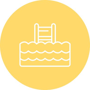 Deniz simgesinin vektör illüstrasyonu