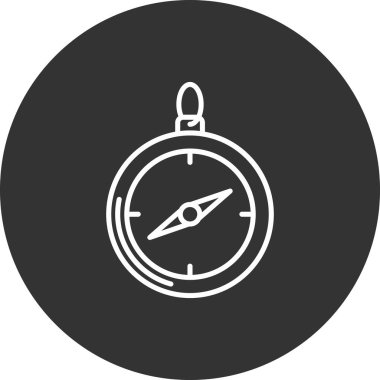 pusula vektör sembol tasarımı, seyahat ve turizm, pusula.