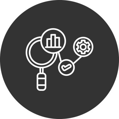 Veri analizinin vektör simgesi kavramı