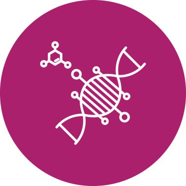 Projeniz için vektör DNA simgesi