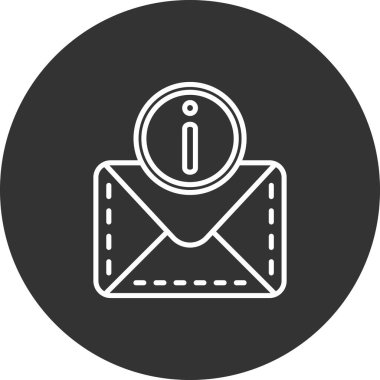 E- posta simgesinin vektör illüstrasyonu