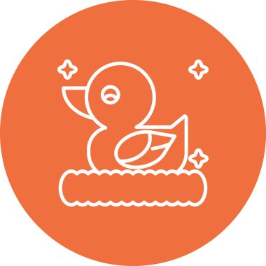 Kek. Web simgesi basit illüstrasyon