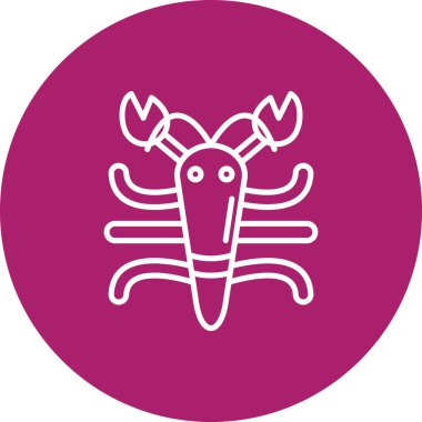 Çemberli şirin bir geyiğin vektör simgesi