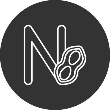 Bir simgenin vektör illüstrasyonu