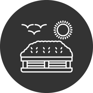 Modern simgenin vektör illüstrasyonu