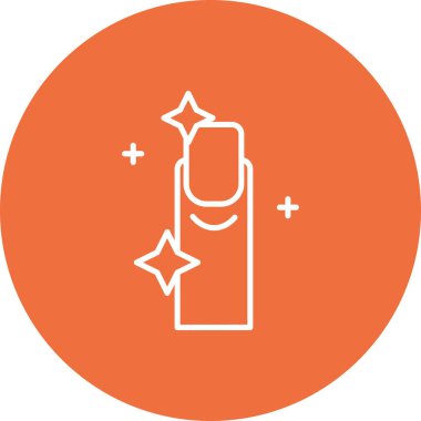 Bir mum simgesinin vektör illüstrasyonu