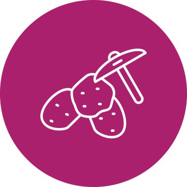 Gıda simgesinin vektör illüstrasyonu