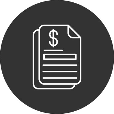 Dolar işareti vektör çizimi