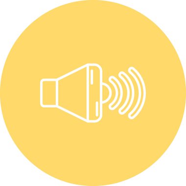 hoparlör vektör illüstrasyonu