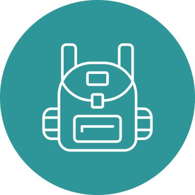 Bir robot simgesinin vektör illüstrasyonu