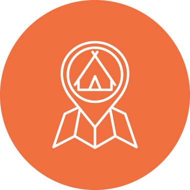 Modern simgenin vektör illüstrasyonu