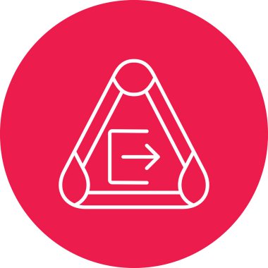 Bir simgenin vektör illüstrasyonu