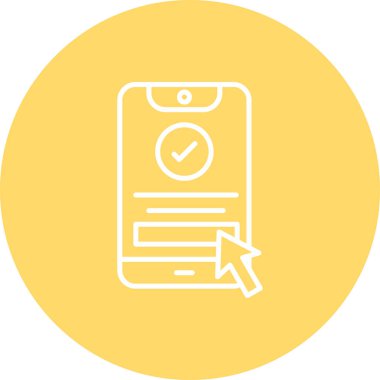 Uygulama modern simgesinin vektör illüstrasyonu