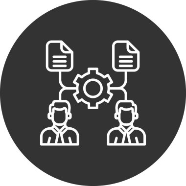 Veri analiz simgesi, vektör illüstrasyonu