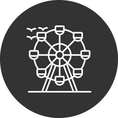 Vektör illüstrasyonu, simge ögesi arkaplanı