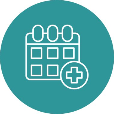 vektör hastane simgesi illüstrasyonu