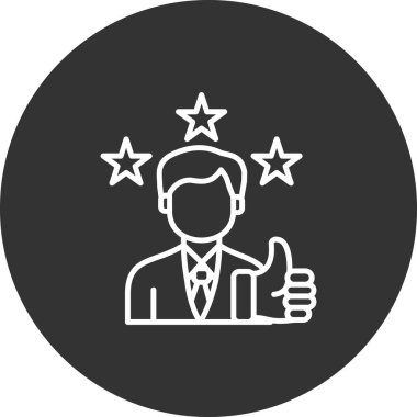 derecelendirme yıldızı ikon vektör çizimi