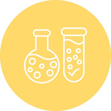 Kimyasal şişe. Basit tasarım