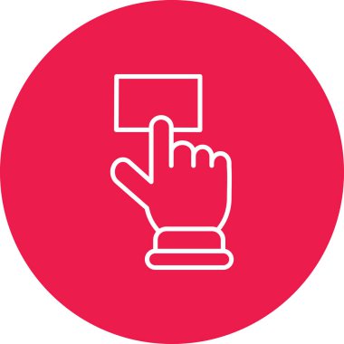 Cep telefonu simgesini tutan el