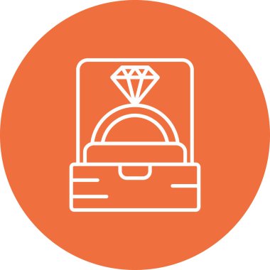 Elmas simgesi vektör illüstrasyonu