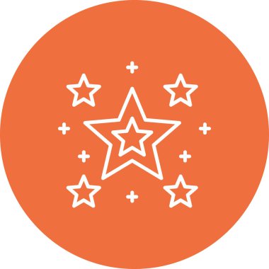 yıldız simgesi vektör illüstrasyonu