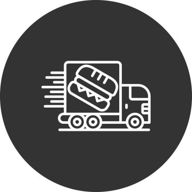 kamyon simgesi çizimi