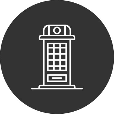 Vektör telefon simgesi illüstrasyonu