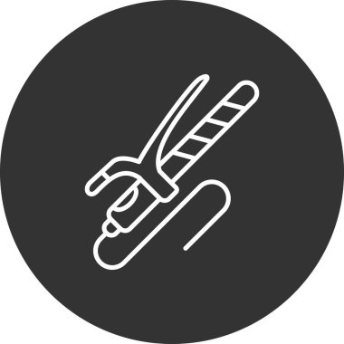 makas simgesi vektör illüstrasyonu