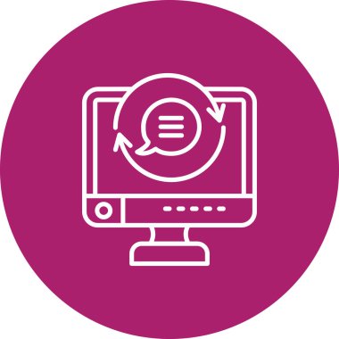 seo modern simgesinin vektör illüstrasyonu