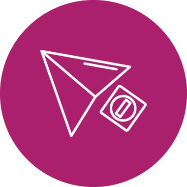 Modern simgenin vektör illüstrasyonu