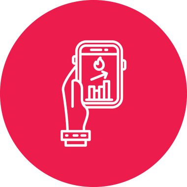 İş ve finans simgesinin vektör illüstrasyonu