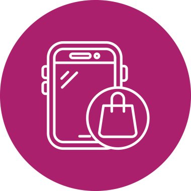 vektör cep telefon simgesi