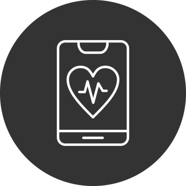 cep telefonu vektör simgesi modern basit illüstrasyon