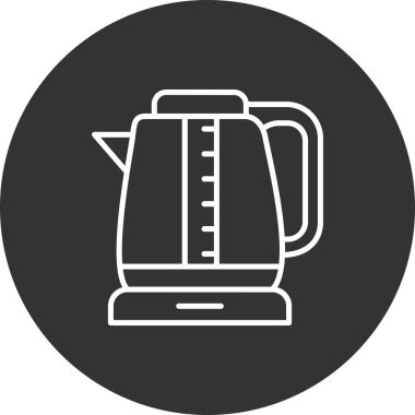Kettle simge vektör illüstrasyonu