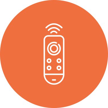 Uzaktan kumanda simge vektör çizim