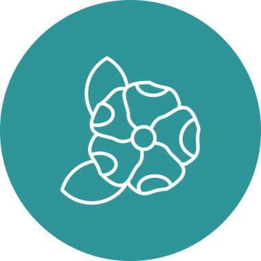 Vektör fındık simgesi, illüstrasyon