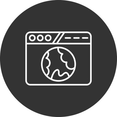 Modern simgenin vektör illüstrasyonu