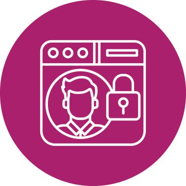 Bir çamaşır makinesinin vektör çizimi