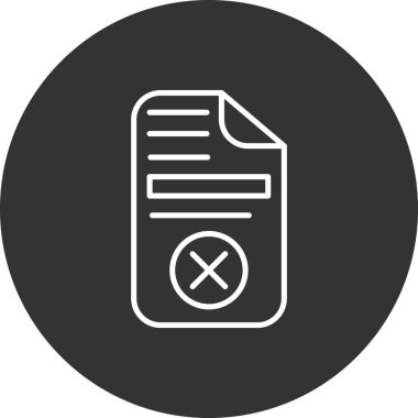 Vektör belgesi Simge illüstrasyonu