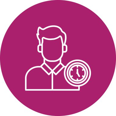 İş ve finans simgesinin vektör illüstrasyonu