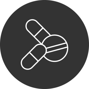 hap vektör simgesi modern basit illüstrasyon