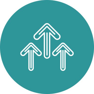 ok simgesi vektör illüstrasyonu